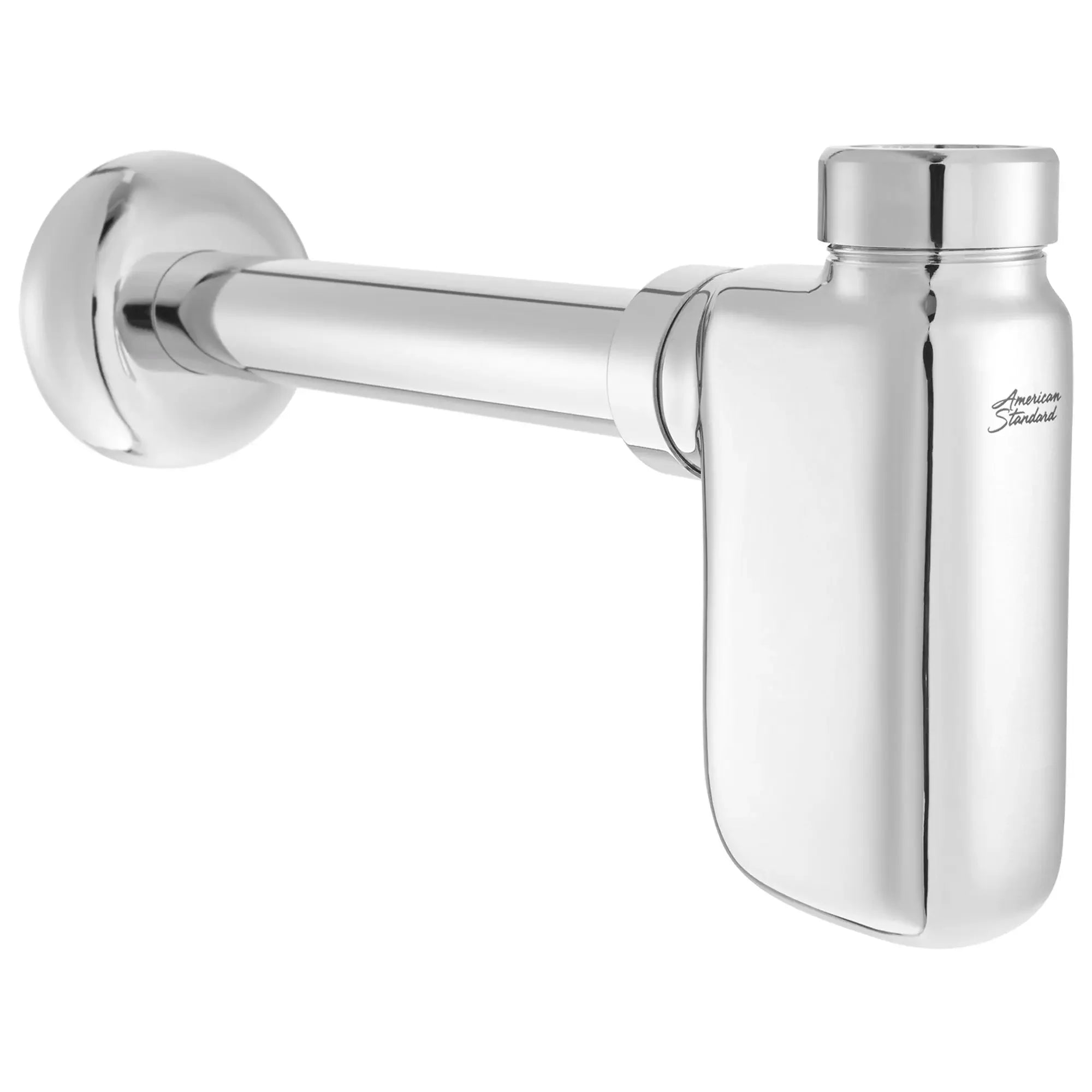 Decorative P Trap - Chrome Plated Bathroom Sink Drain Pipe with Adjustable Length for Vanity, Kitchen & Laundry Room Sink Installation