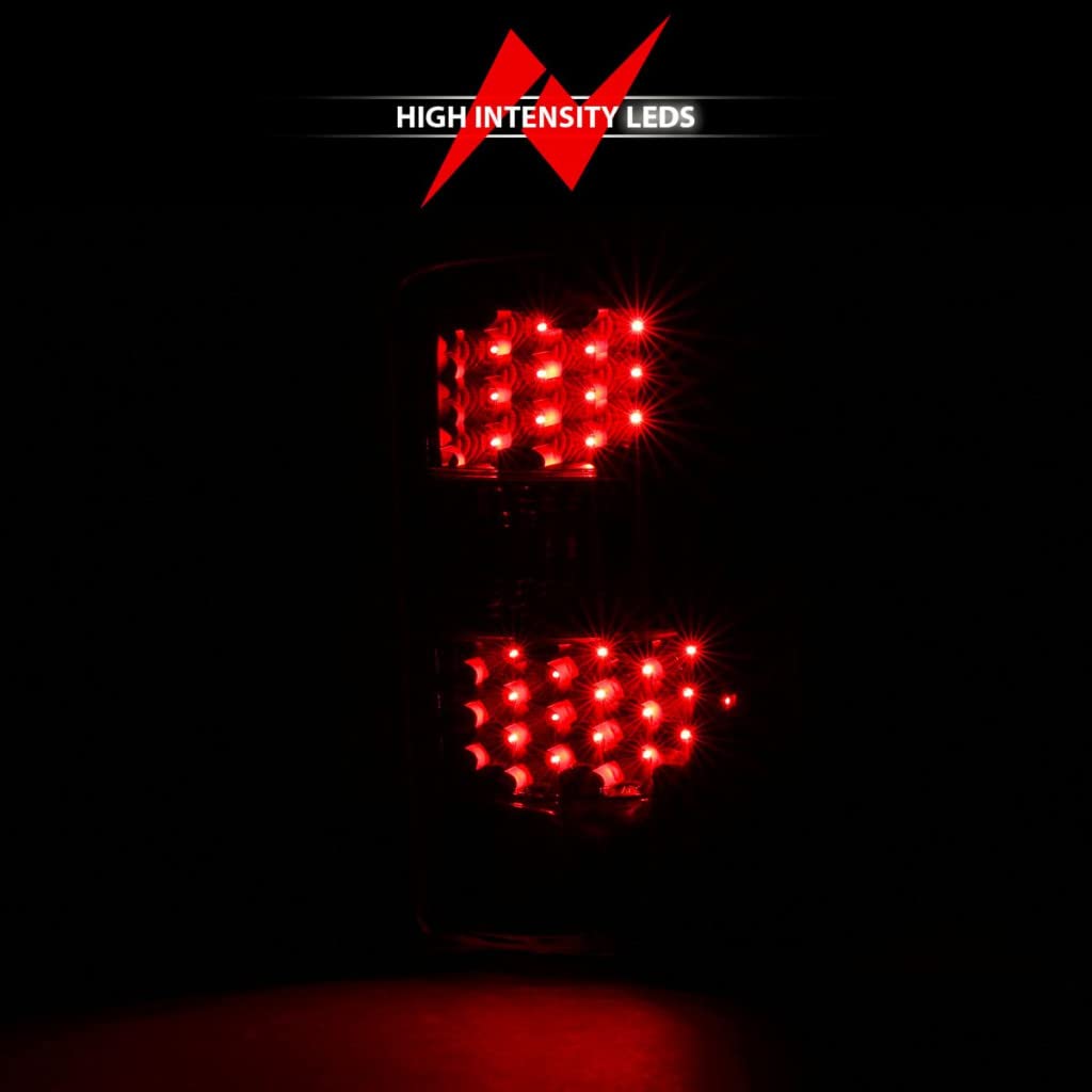 ANZO LED Tail Lights for Chevy Suburban 2500 (2000-2006) - Black/Clear Style (Part #311298) | Upgrade Your Truck's Rear Lighting for Better Visibility & Style