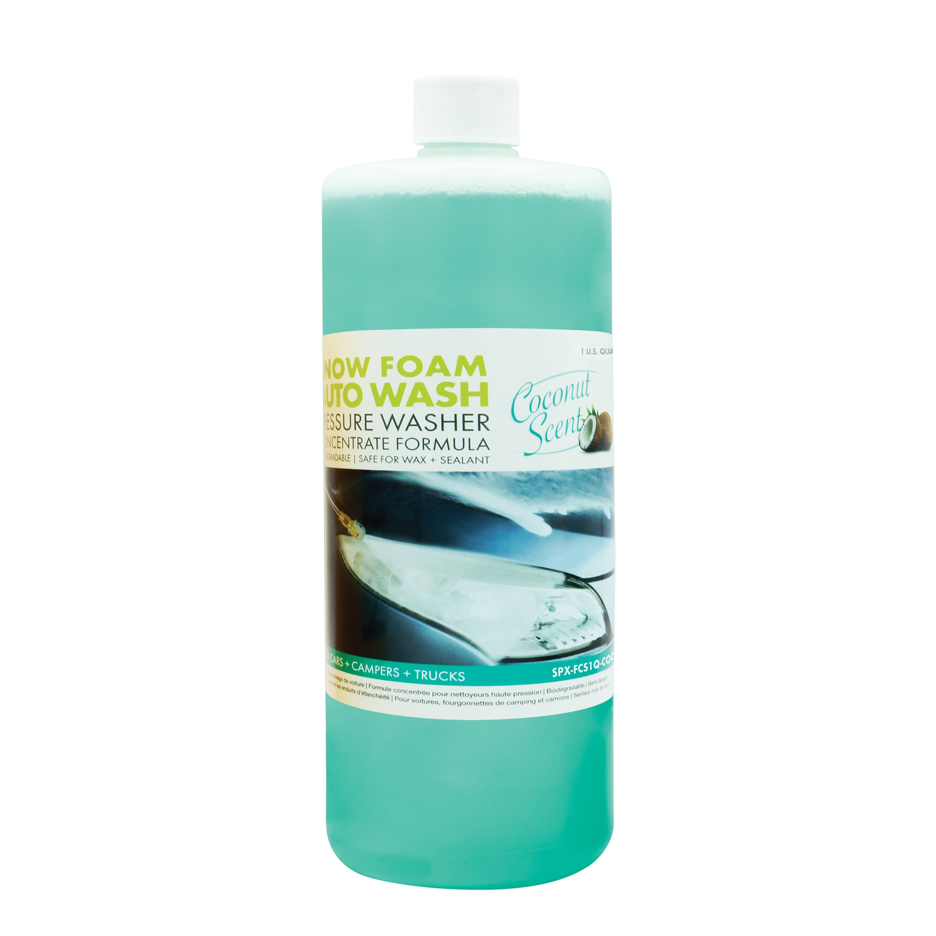 Sun Joe SPX AW3Q 3-Pack Pressure Washer Auto Snow Foam Trio - Pineapple, Orange Vanilla & Coconut Scented Car Wash Soap | Perfect for Home, Driveway & Vehicle Cleaning
