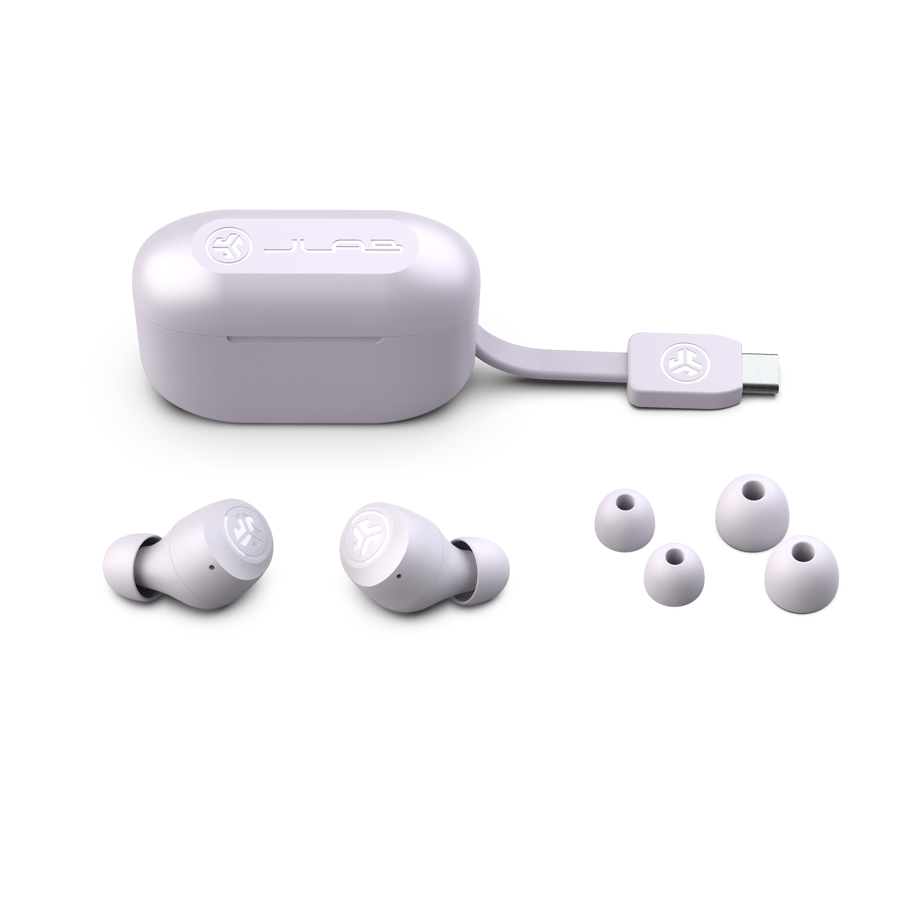 Go Pop+ Lilac & Cloud Foam Ear Tips Gift Set for AirPods Pro - Noise Isolating Soft Silicone Earbud Covers for Comfort & Secure Fit - Perfect for Workouts, Travel & Daily Use