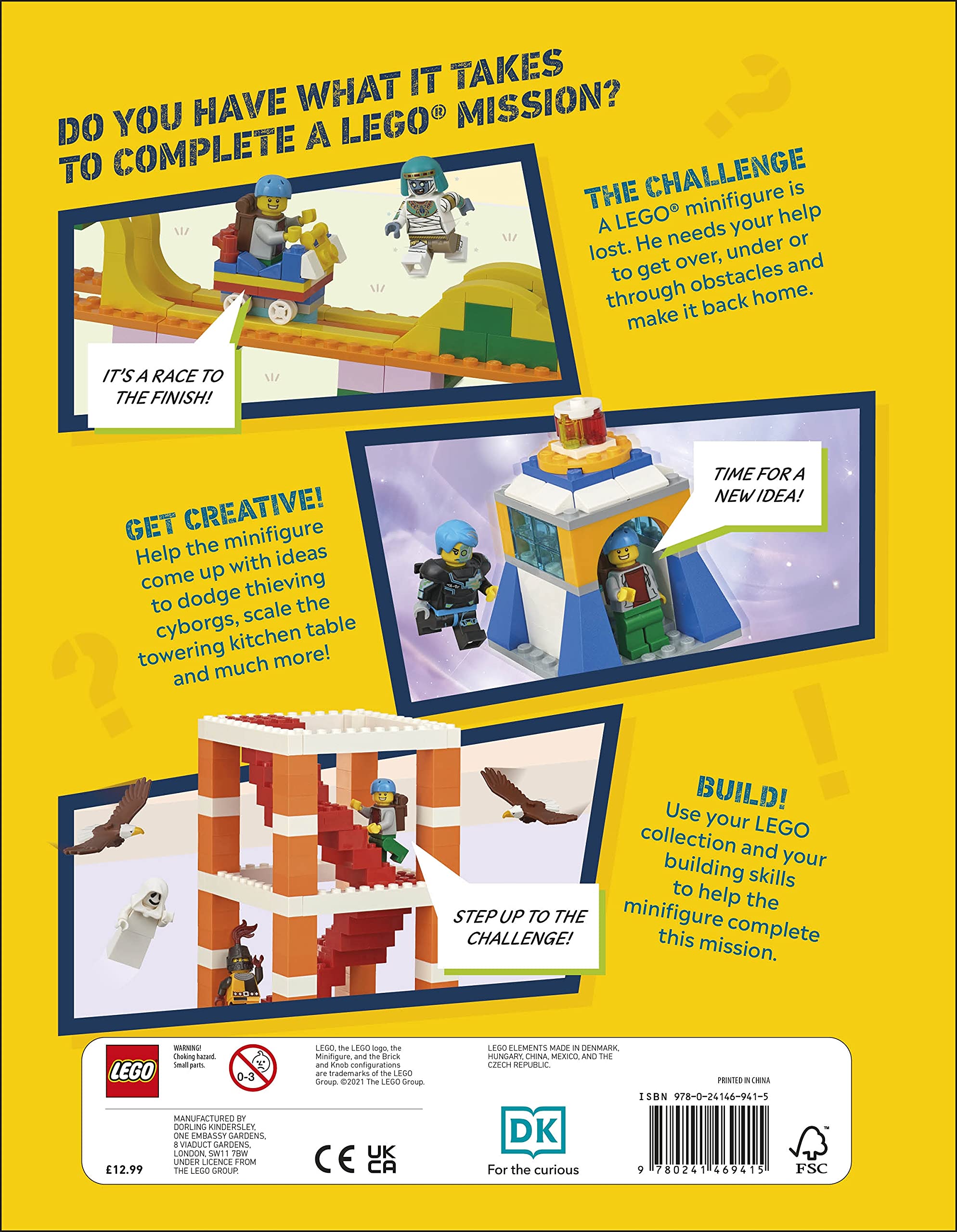 LEGO Minifigure Mission Building Blocks Set - Creative Construction Toy for Kids & Collectors | Perfect for Playtime, STEM Learning & Display