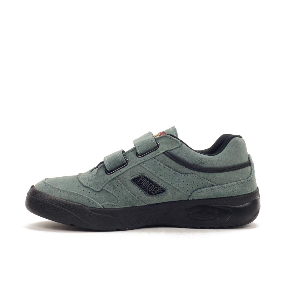 PAREDES Eco-Friendly Velcro Sneakers for Men - Comfortable Lightweight Walking Shoes EU 45 (Grey) - Perfect for Casual Wear, Travel & Outdoor Activities