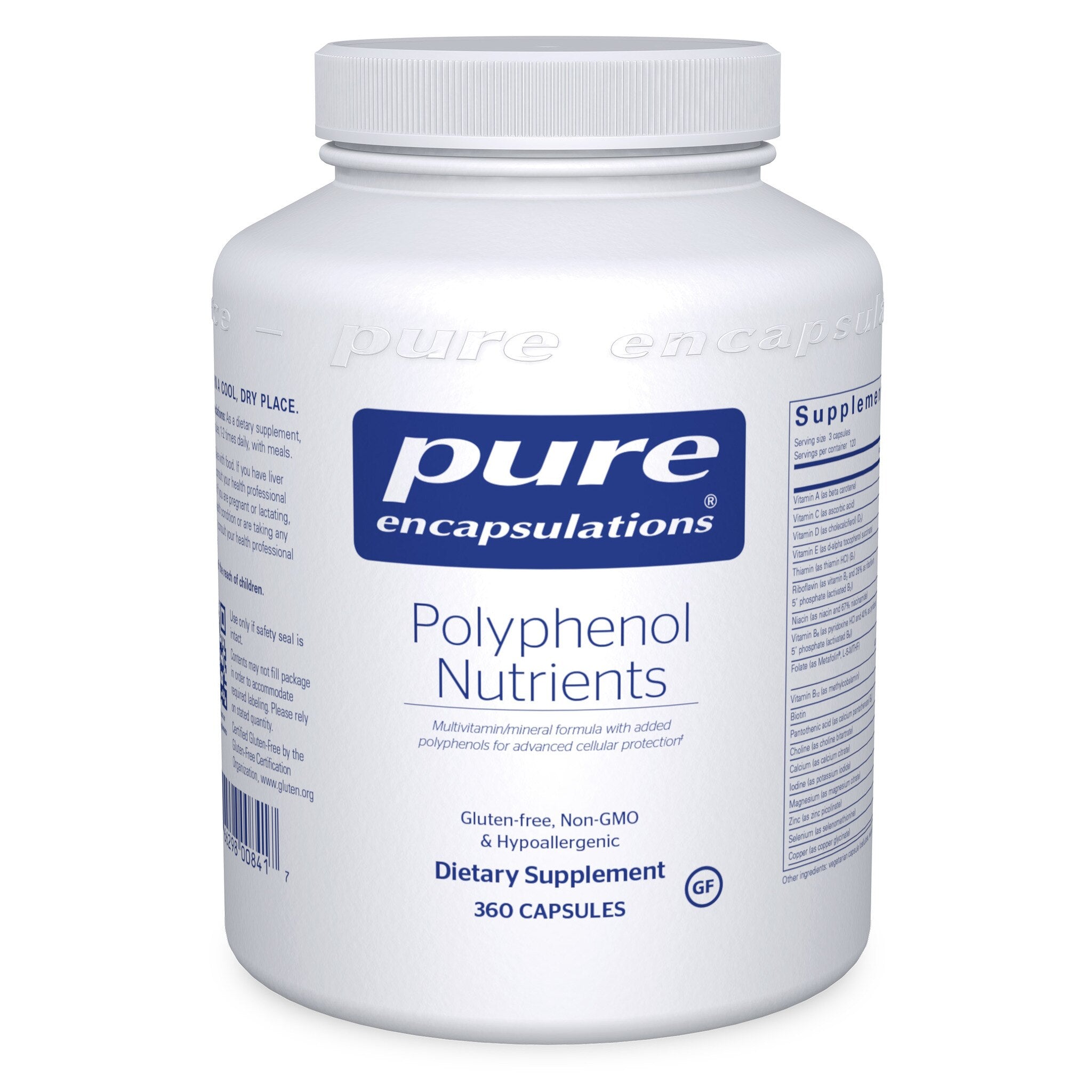 Pure Encapsulations Polyphenol Nutrients Supplement | Antioxidant Support for Heart & Brain Health | Daily Wellness & Immune System Boost
