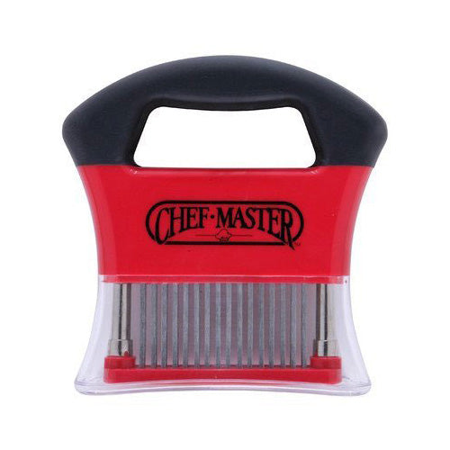 Chef Master 90009 48-Blade Stainless Steel Meat Tenderizer Tool - Perfect for Steak, Chicken & Pork Tenderizing in Home Kitchens & Restaurants