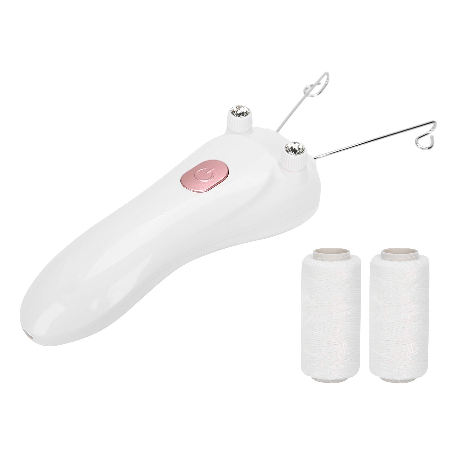 Electric Facial Hair Remover for Women - Cordless Rechargeable Epilator with Cotton Thread Technology, Painless Hair Removal for Face & Body | Perfect for Eyebrow Shaping, Upper Lip & Chin Hair Removal at Home