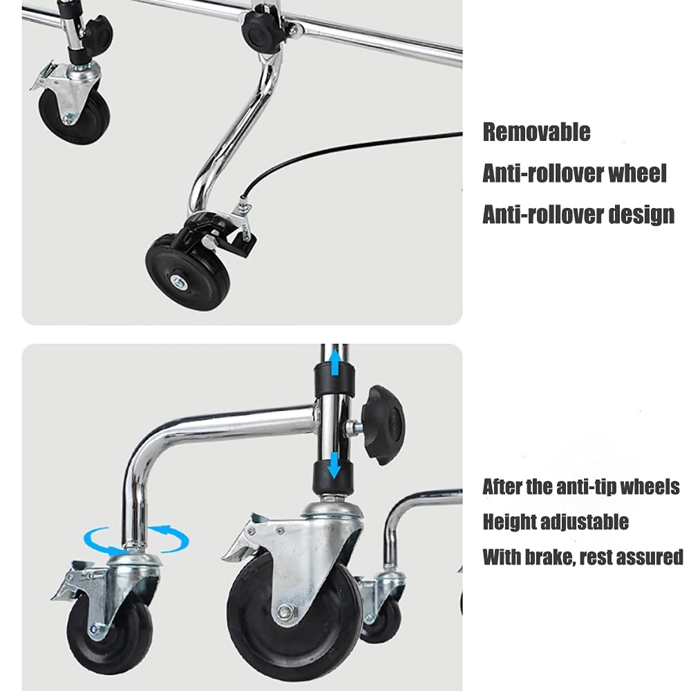 NEZIH Adjustable Walking Frame for Seniors & Adults - Lightweight Mobility Aid for Lower Limb Rehabilitation & Stability Support - Ideal for Home Use, Physical Therapy & Daily Walking Assistance