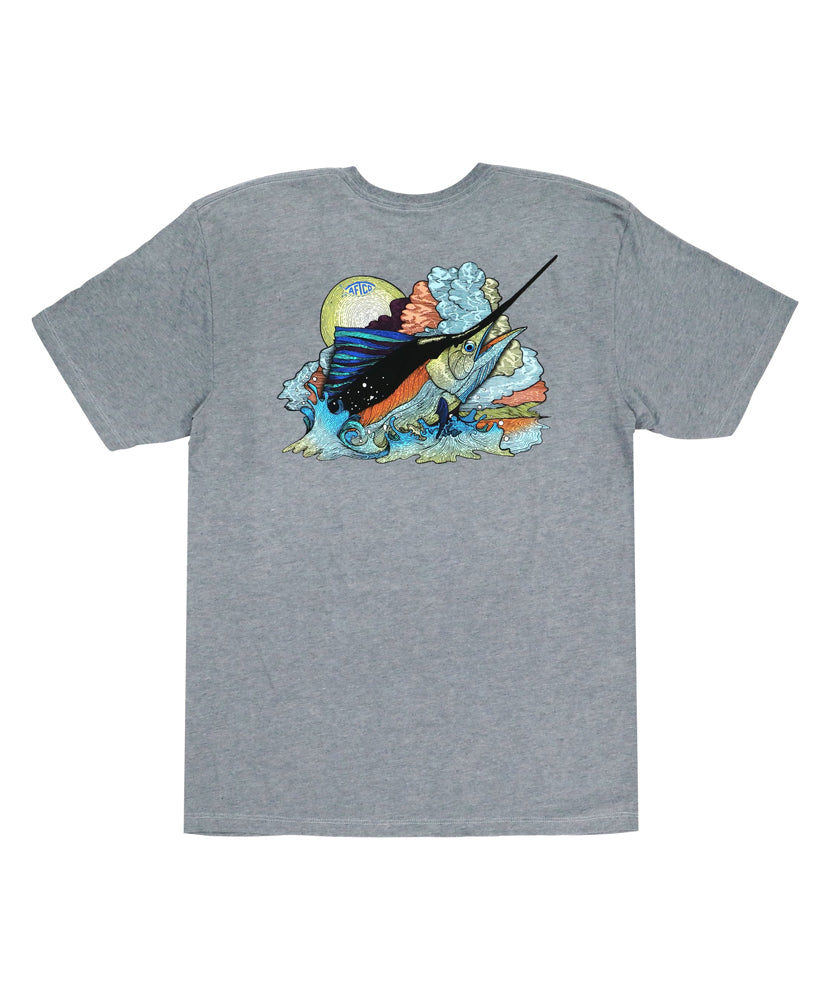 Aftco Shape Shifter Fishing Shirt - UPF 50+ Sun Protection, Moisture-Wicking & Breathable for Men - Perfect for Saltwater Fishing, Boating & Outdoor Adventures