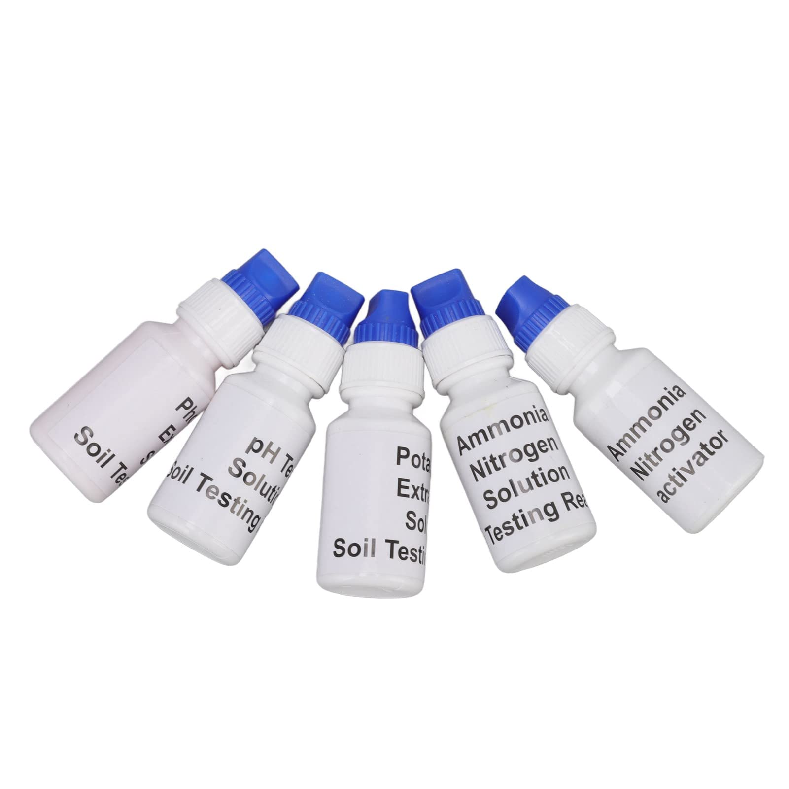 3-in-1 Soil pH Tester Kit with Nitrogen & Potassium Measurement | Digital Soil Test Kit for Agriculture, Gardening & Lawn Care | Includes Test Reagents, Tubes & Control Sheets | Perfect for Home Gardens, Farms & Plant Nurseries