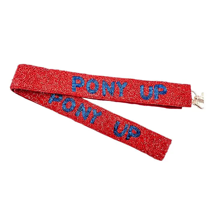 Pony Up Beaded Strap - Stylish Adjustable Beaded Bracelet for Women & Girls | Perfect for Parties, Gifts & Everyday Wear