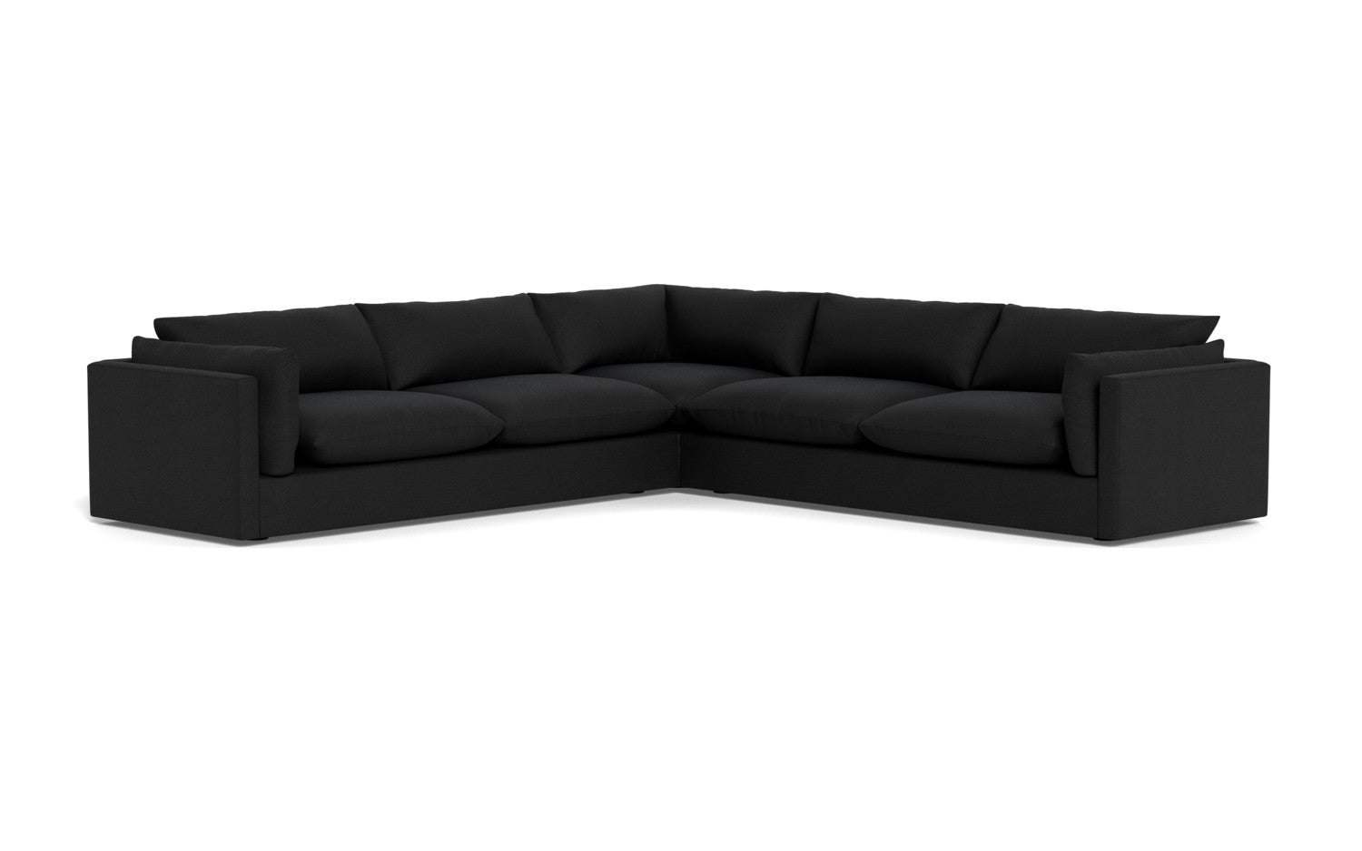 SoCo 124 Corner Sectional Sofa - Modern L-Shaped Couch with Storage & Recliner for Living Room, Family Room, or Home Theater - Comfortable Fabric Upholstery & Sturdy Frame