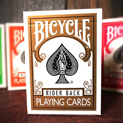 Bicycle® Gold Rider Back Playing Cards - Premium Poker Deck for Magic Tricks, Card Games & Collectibles - Ideal for Poker Nights, Casino Parties & Cardistry Performances
