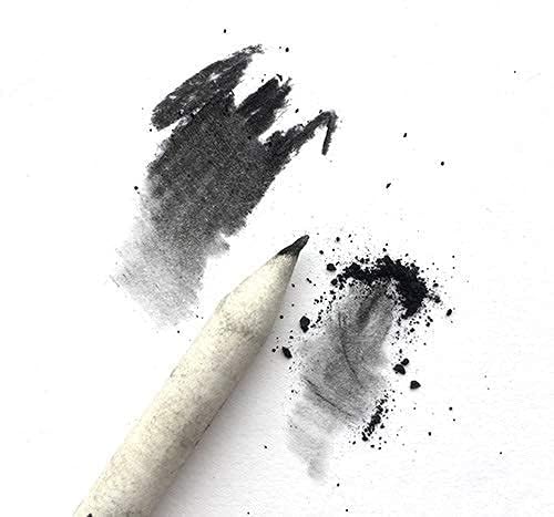 Premium Artist Black Charcoal Powder for Sketching & Drawing - 30g Professional Grade Fine Powder - Ideal for Portrait, Figure Drawing & Shading Techniques (Pack of 1)
