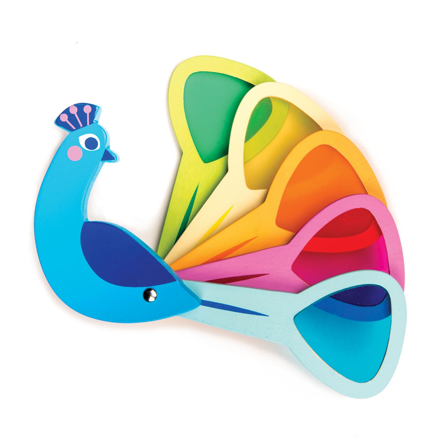 Tender Leaf Toys - Peacock Colors Learning Toy for Toddlers & Kids | Preschool Educational Activity Game with Acrylic Windows | Early Childhood Development Animal Toy | Perfect Gift for Birthday & Christmas | Great for Montessori Classroom & Home Playtime