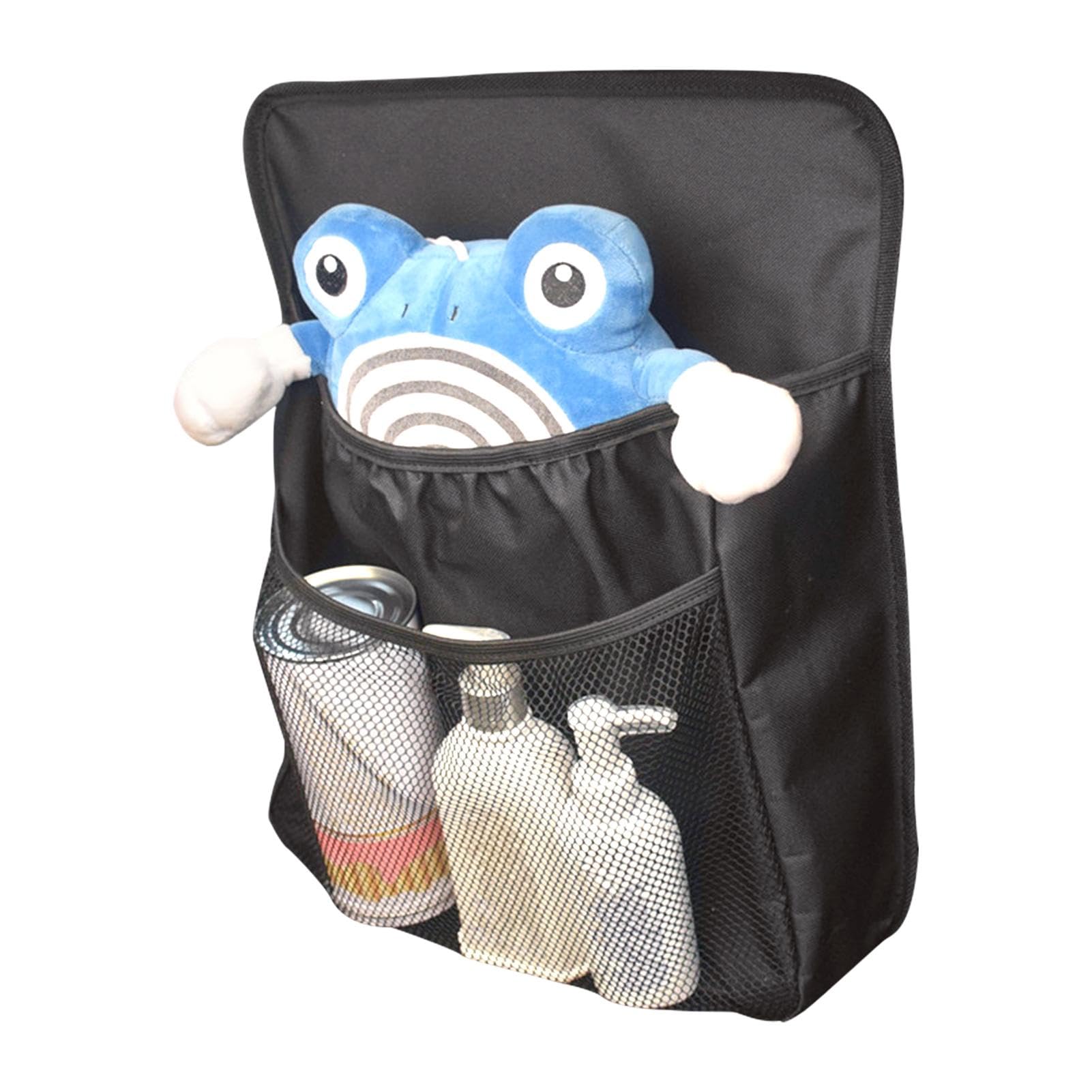 Waterproof Car Back Seat Organizer with Tissue Box Holder - Travel Storage Pouch for Phones, Sunglasses & Essentials | Perfect for Road Trips, Family Outings & Daily Commutes