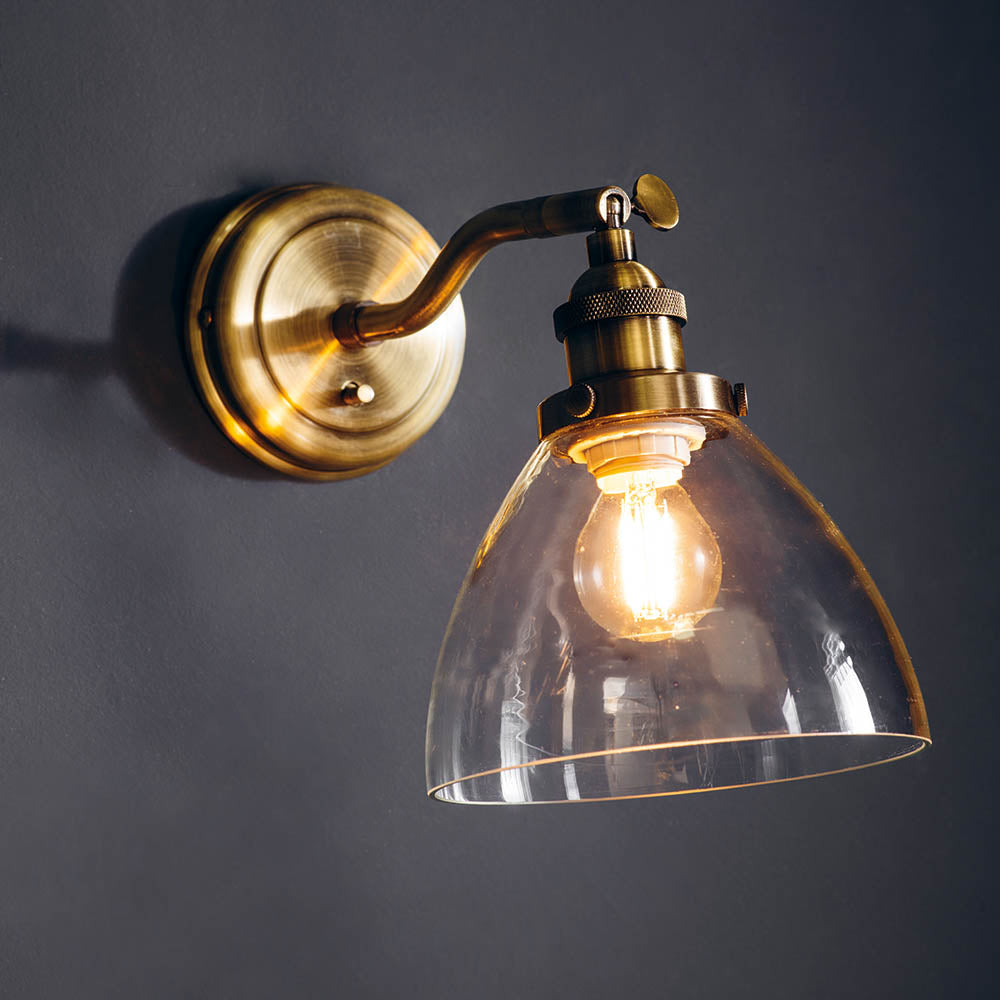 Bartley Wall Light - Modern Sconce with Adjustable Arm & Multiple Finishes - Perfect for Living Room, Bedroom, or Hallway Lighting