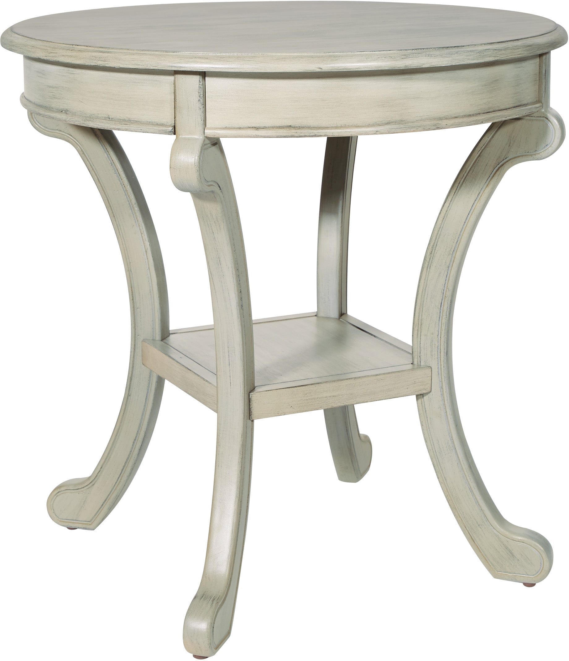 Office Star Vermont Accent Table - Small Side Table with Wood Finish for Living Room, Bedroom & Office Decor [BP VMTAT] - Perfect for Coffee, Books & Lamps