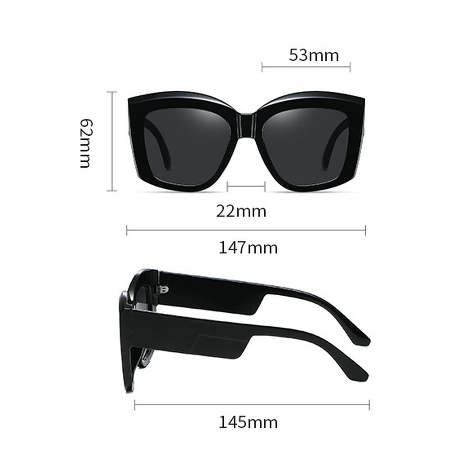Melrose Fashion Blue Light Blocking Glasses for Women - Oversized Presbyopia Reading Glasses with Spliced Frame Design | Perfect for Computer Work, Reading & Screen Time Protection