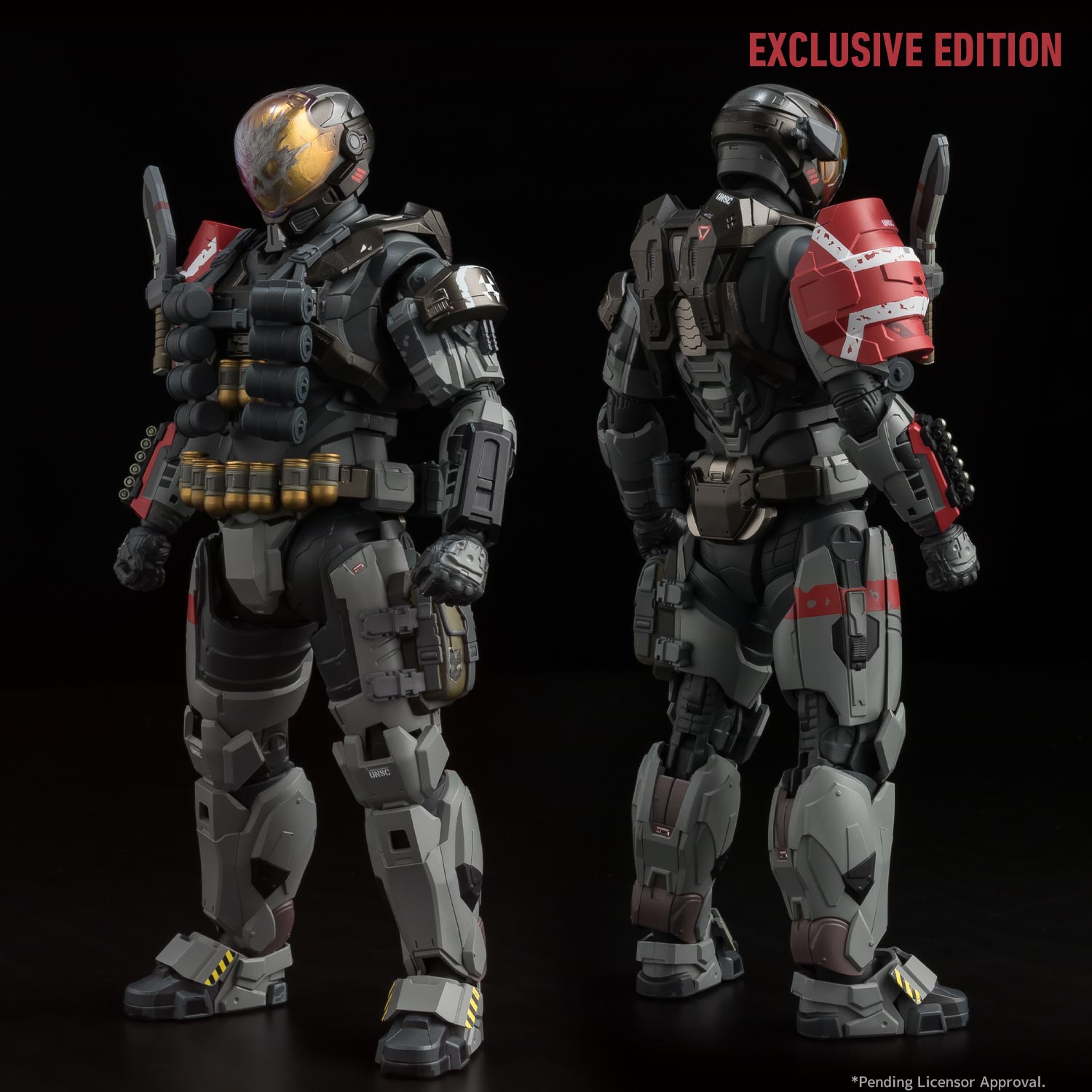 1000Toys RE:EDIT Halo Reach Emile A239 Noble Four 1/12 Scale Action Figure - PX Previews Exclusive Collectible for Display & Gaming Enthusiasts