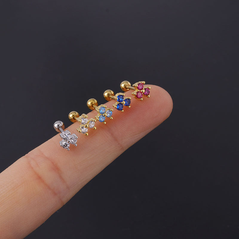 20G Cartilage Tiny Stud Barbell Earrings - Surgical Steel Body Jewelry for Helix, Tragus, Conch Piercings | Perfect for Everyday Wear and Special Occasions