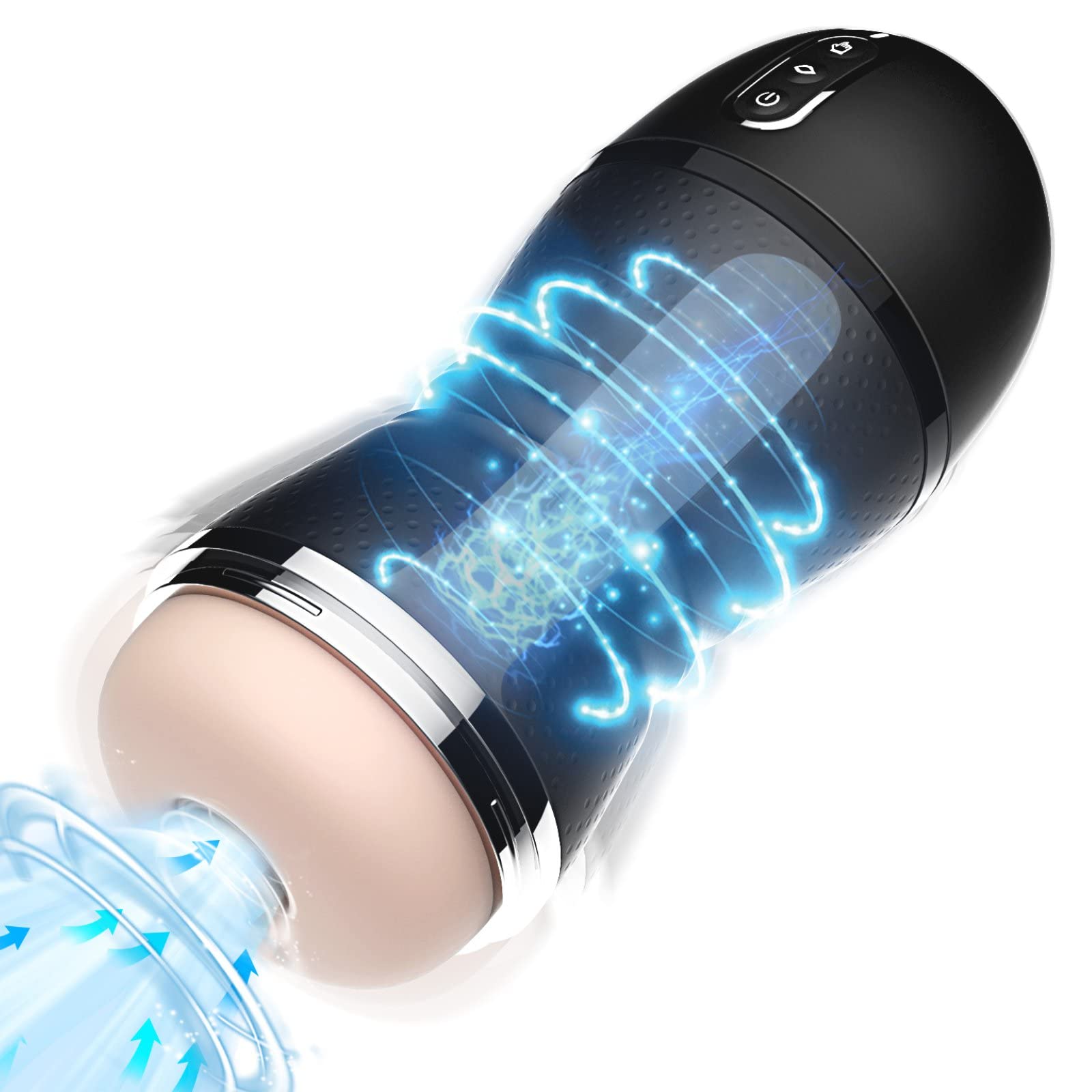 Automatic Male Masturbator - 9 Vibration & 5 Sucking Modes Adult Sex Toy for Men | Realistic Stroker with Powerful Stimulation | Perfect for Solo Play, Couples Fun & Discreet Pleasure