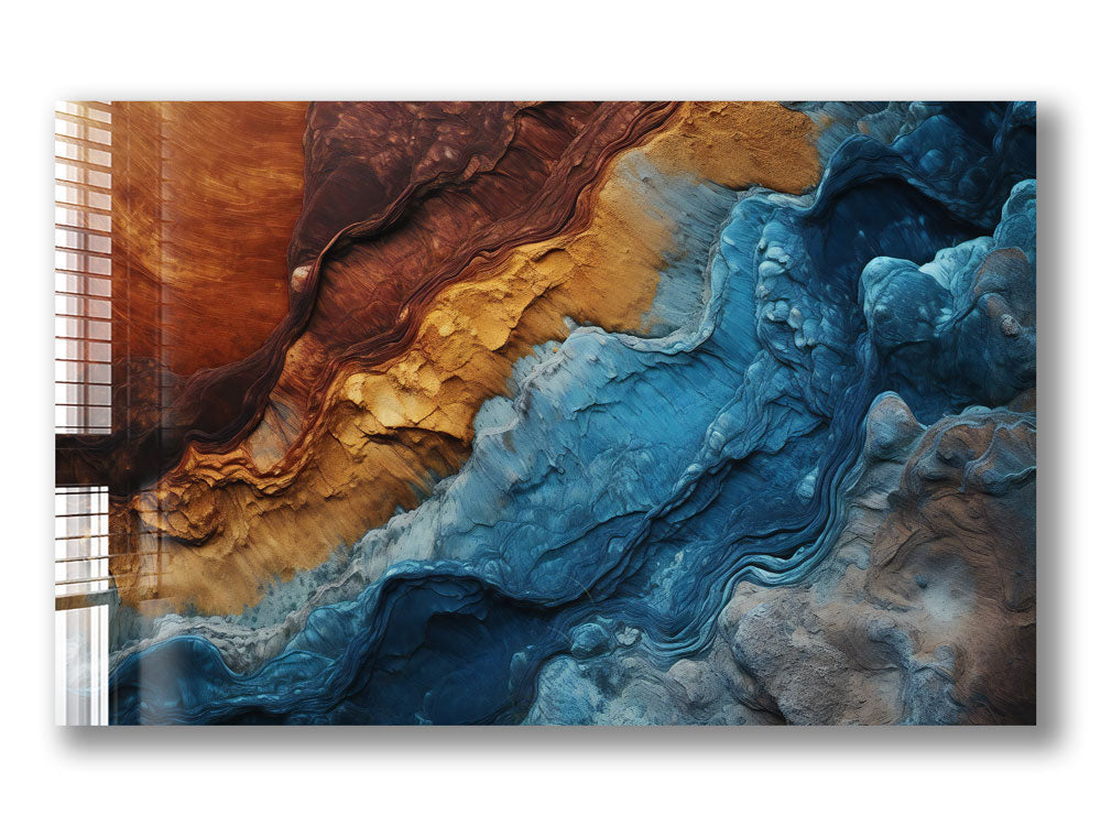 Vibrant Colorful Wave Abstract Art Print - Modern Wall Decor for Living Room, Bedroom & Office