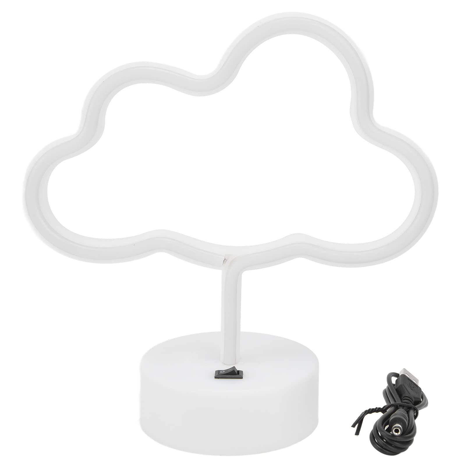 Cloud Shaped LED Neon Sign - Bright Uniform Glow for Bedroom, Gaming Room, Kids Room & Bar Decor - Perfect for Home Decoration, Parties, Festivals & Birthday Celebrations