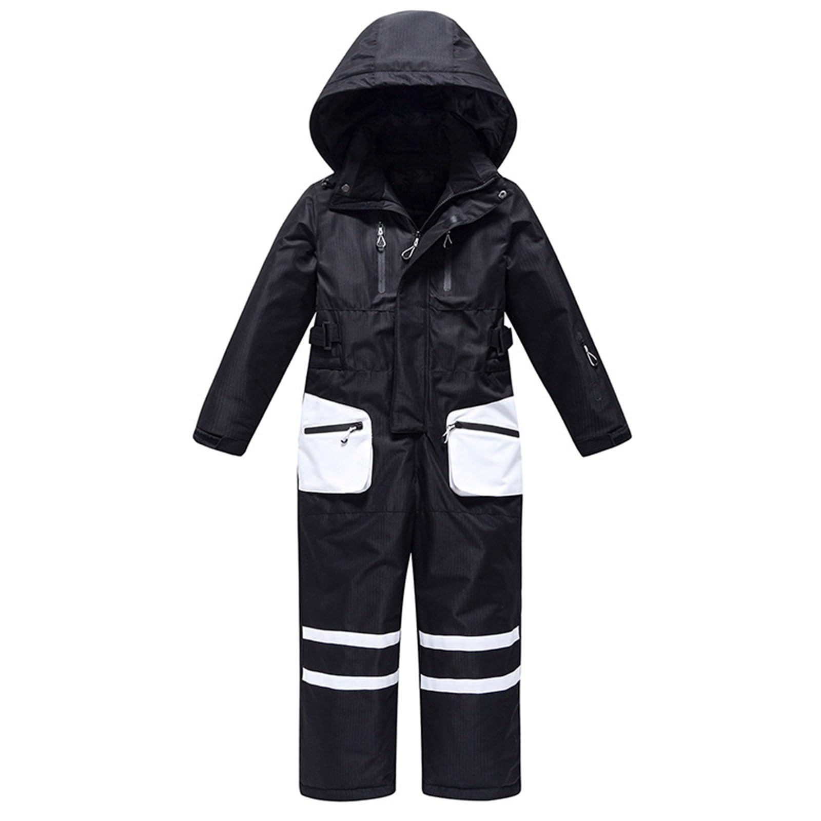 Waterproof Insulated Fleece-Lined Snowsuit for Kids - Boys & Girls Winter Jumpsuit for Skiing, Snowboarding & Outdoor Play | Warm Pram & Snowmobile Suit