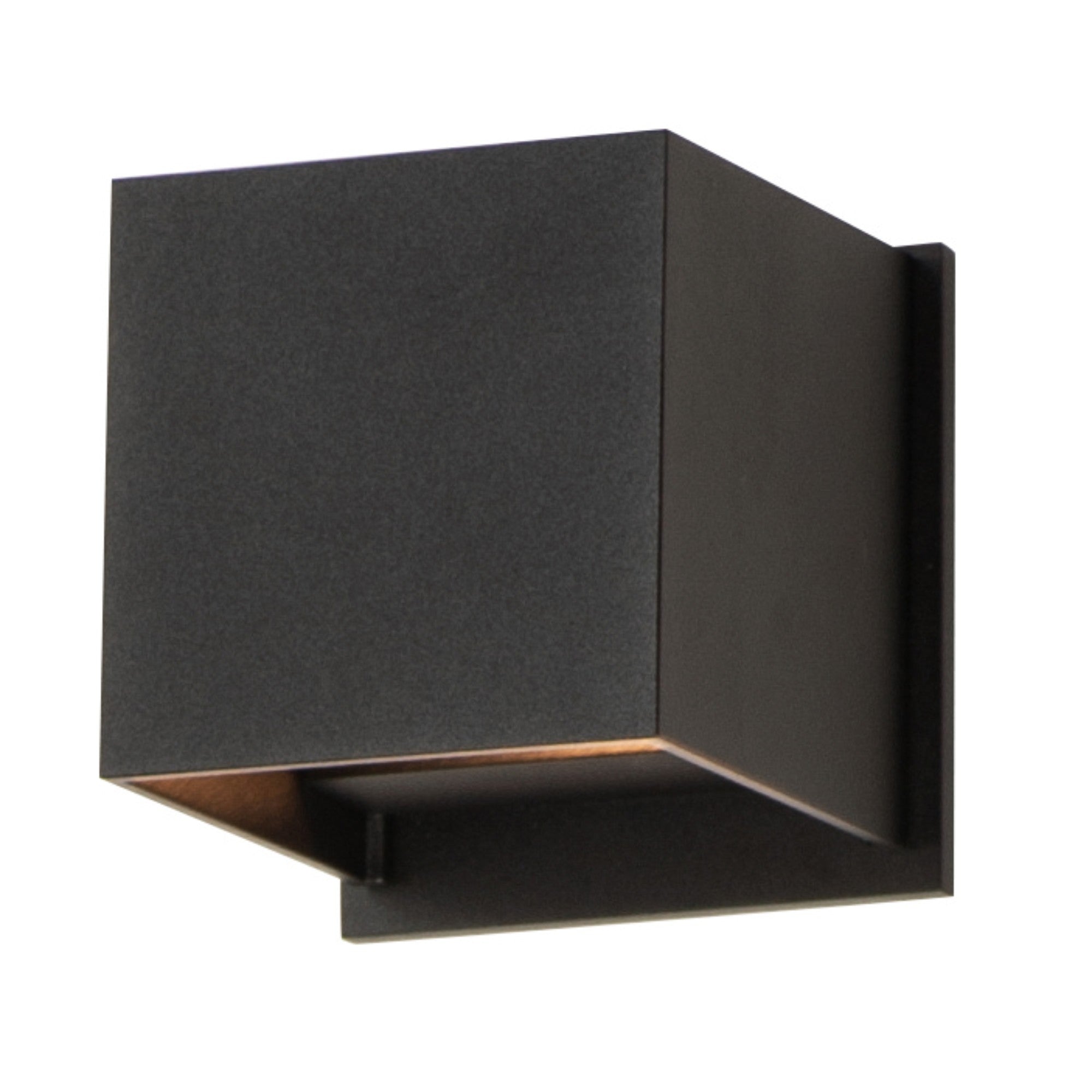 Alumilux Cube 5 Inch LED Outdoor Wall Light - 420 Lumens, 3000K Warm White, Black Finish - Perfect for Porch, Patio, Garden & Pathway Lighting