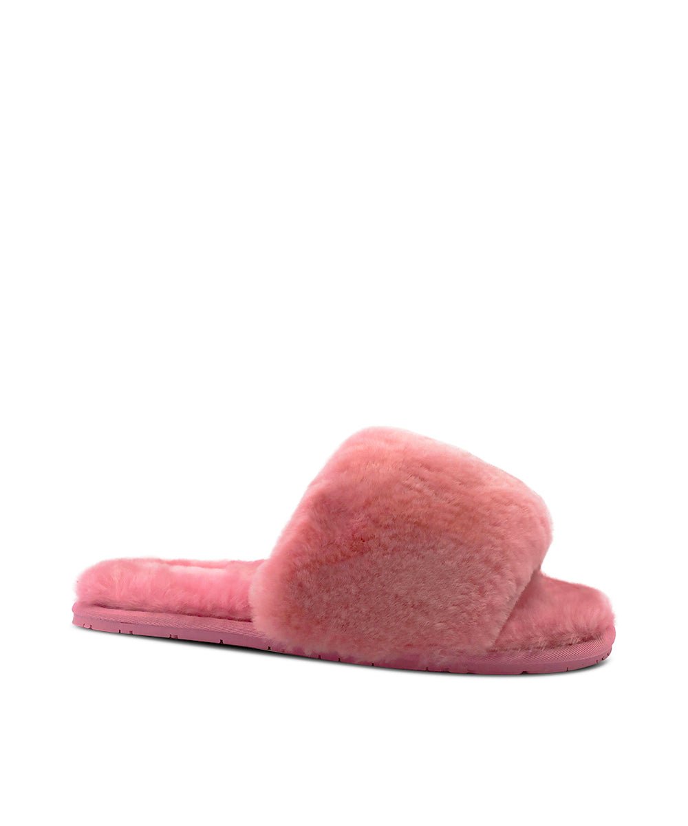 Women's UGG Fluffy Slippers - Cozy Indoor/Outdoor House Shoes for Winter Comfort - Perfect for Home, Lounge & Cold Weather Wear