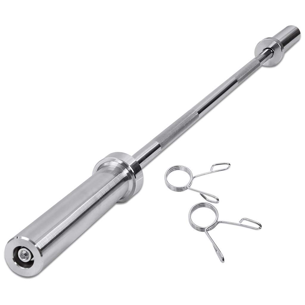 VICXYY 2'' Olympic Straight Barbell for Women - Weight Lifting Bar for Home & Gym Workouts - Strength Training Equipment for CrossFit, Powerlifting & Bodybuilding