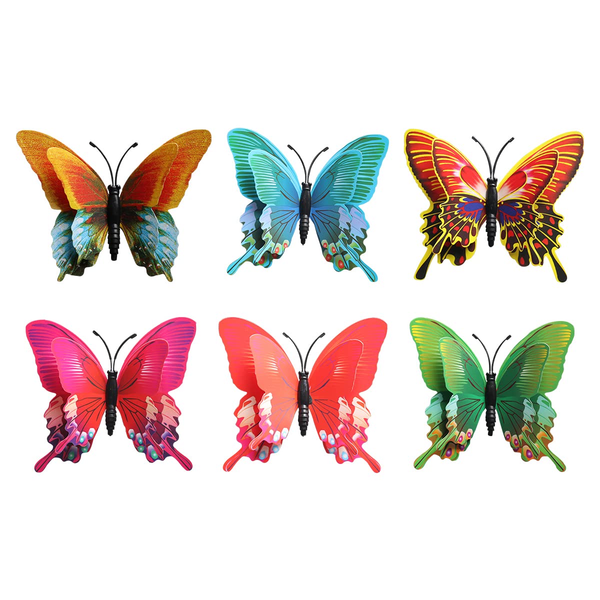 Queenbox Plastic Butterfly Car Perfume Clip - Air Freshener Diffuser for AC Vents & Home Decor, Aromatherapy Vent Clip in Green - Perfect for Cars, Offices & Small Spaces