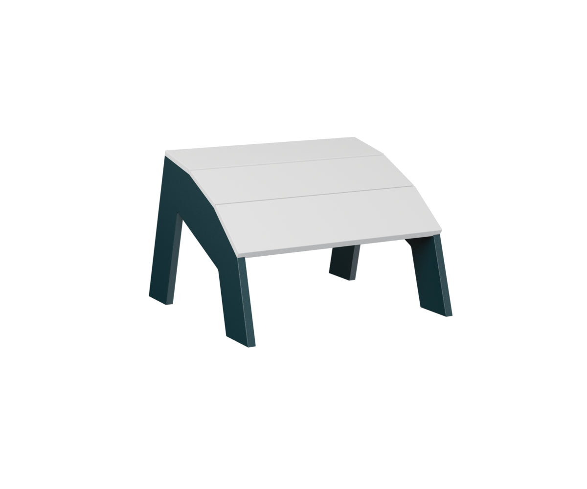Berlin Gardens Nordic Adirondack Footstool - Outdoor Patio Furniture, Solid Wood Footrest for Garden, Deck & Poolside Relaxation