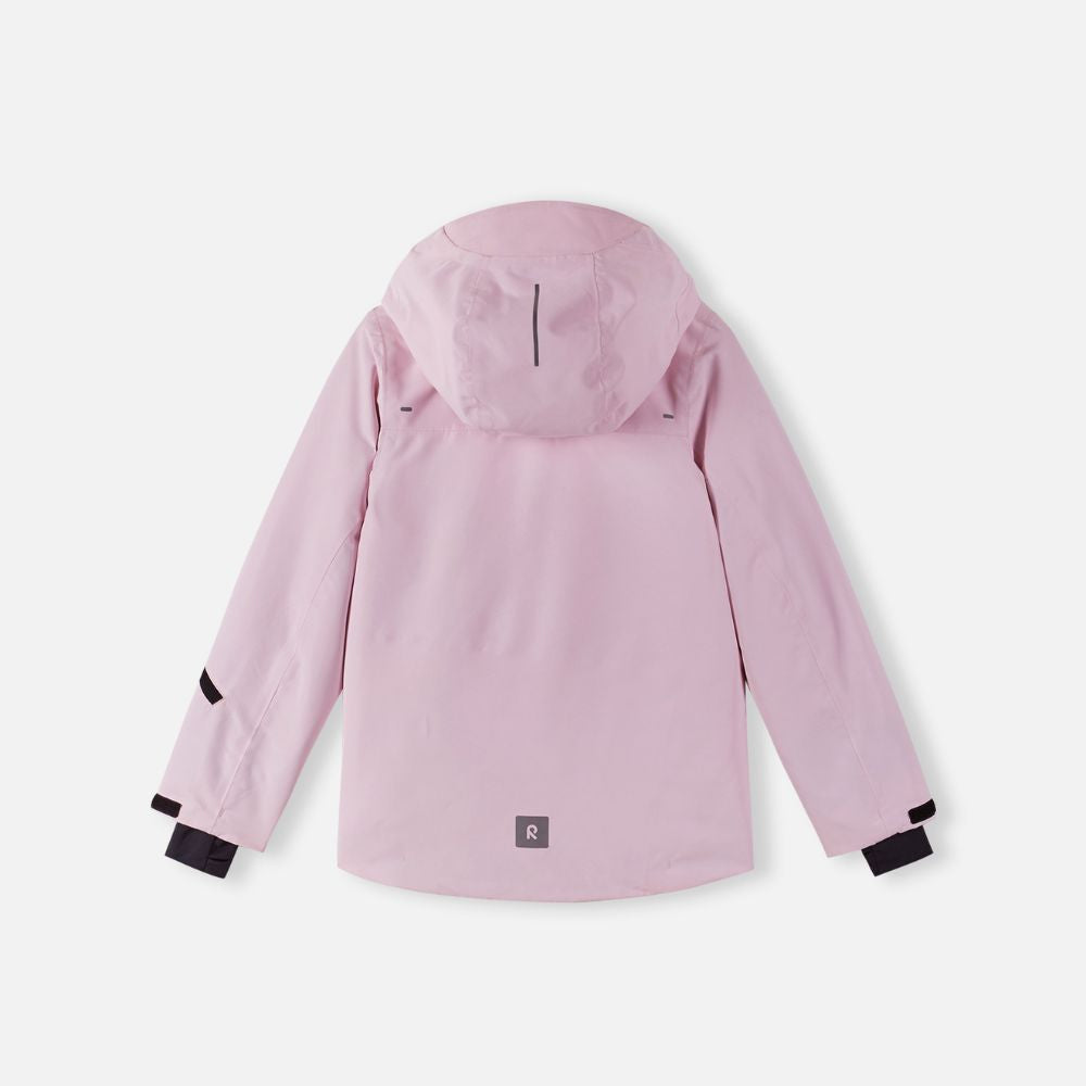 Reima Perille Girls Ski Jacket - Waterproof Winter Coat for Kids, Pale Rose - Warm Snow Jacket for Skiing, Snowboarding & Outdoor Activities