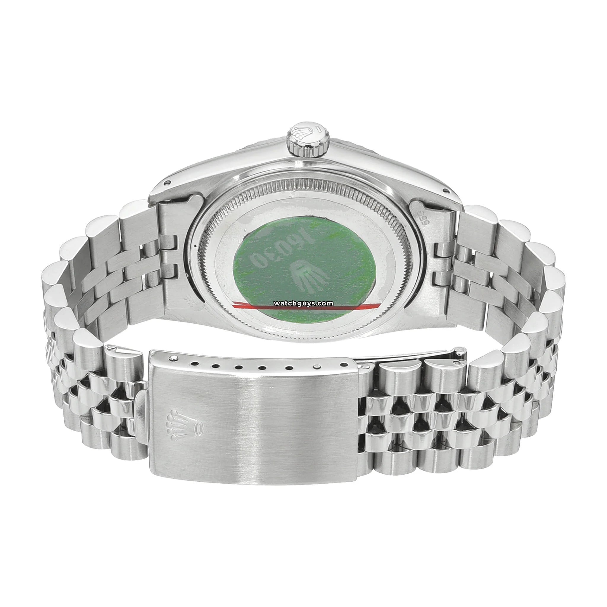 Authentic Rolex Datejust 16030 Men's Watch - Silver Tapestry Dial, Stainless Steel - Luxury Timepiece for Business & Formal Occasions