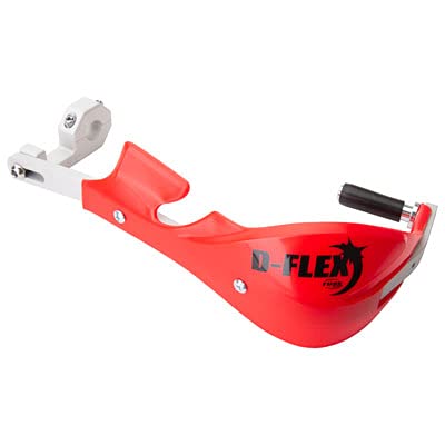 Tusk D-Flex Handguards - Red 7/8