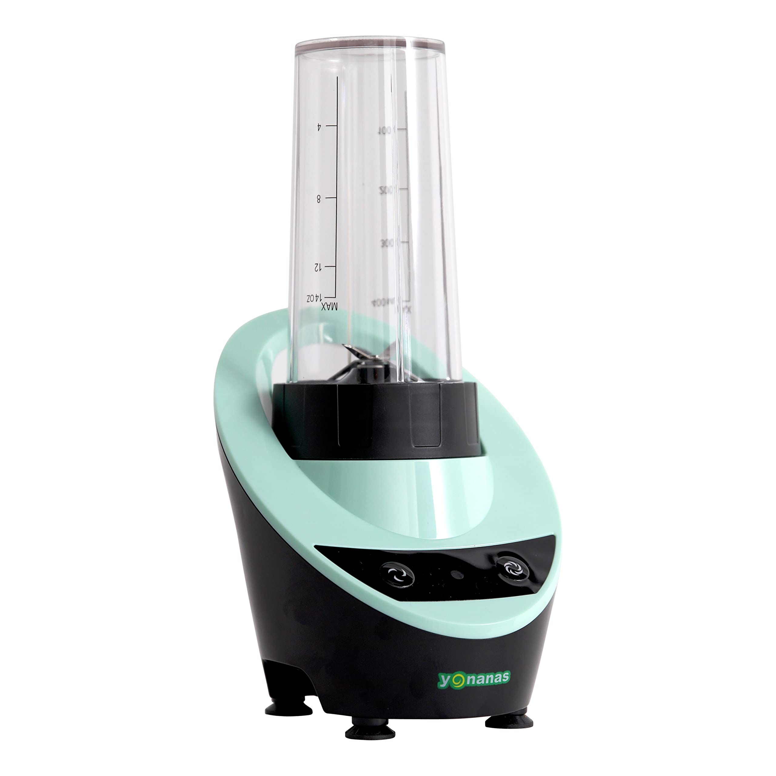 Yonanas 300-Watt Personal Blender with Travel Lid - BPA Free Mint Green Blender for Smoothies, Protein Shakes, Sauces & Mixed Drinks | Perfect for Home, Office & Gym Use