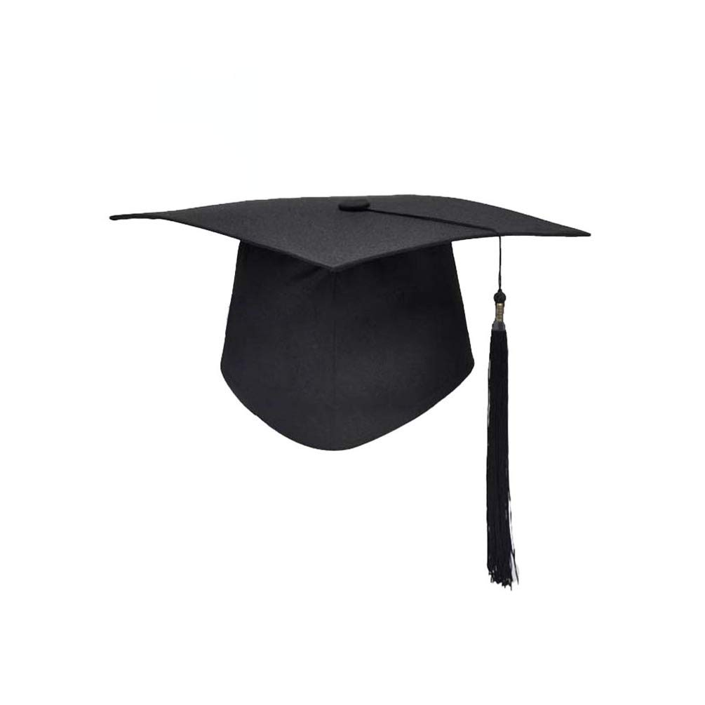 HEALLILY Bachelor Cap for Adults & Kids - College Graduation Hat, Commencement Headgear for Men & Women - Perfect for Graduation Ceremonies, Costume Parties & Photo Shoots