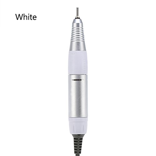 12V Electric Nail Drill Kit - Professional Manicure & Pedicure Tools Set with Nail Art Drill Handle & Grinder for Salon & Home Use (White) - Perfect for Nail Care, Acrylics & Gel Polish Application