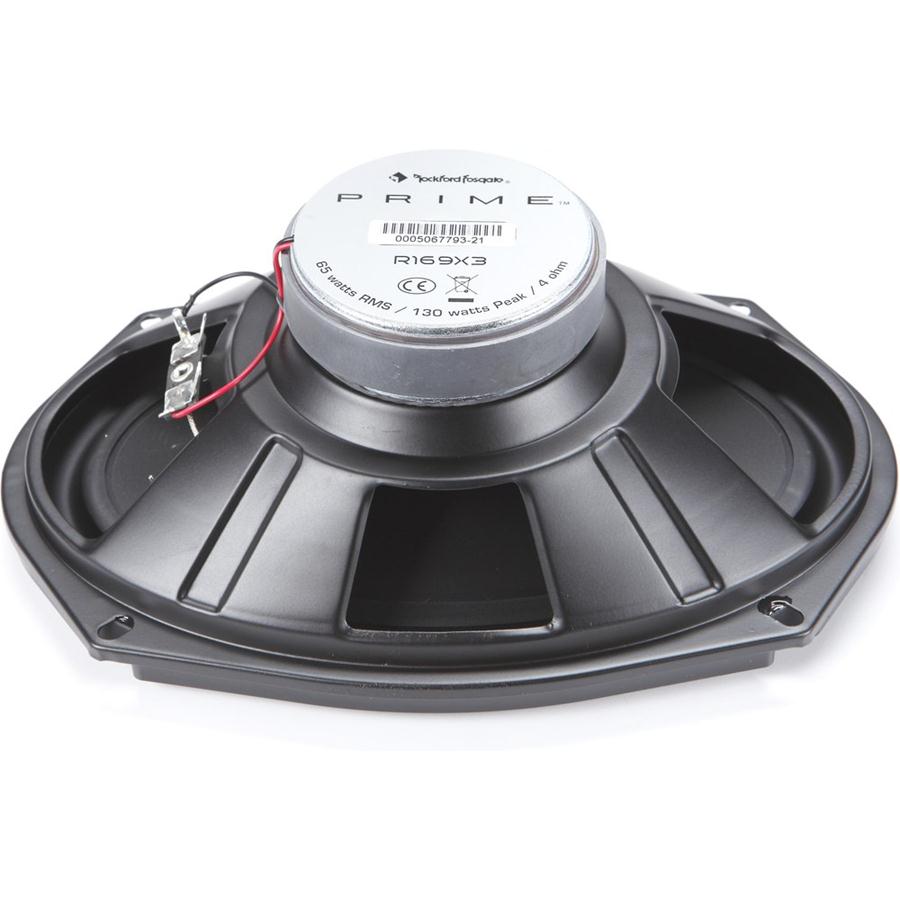 Rockford Fosgate R169X3 3-Way PRIME Series Coaxial Car Audio Speakers - High Performance Sound for Cars, Trucks & SUVs - Perfect for Road Trips & Daily Commutes