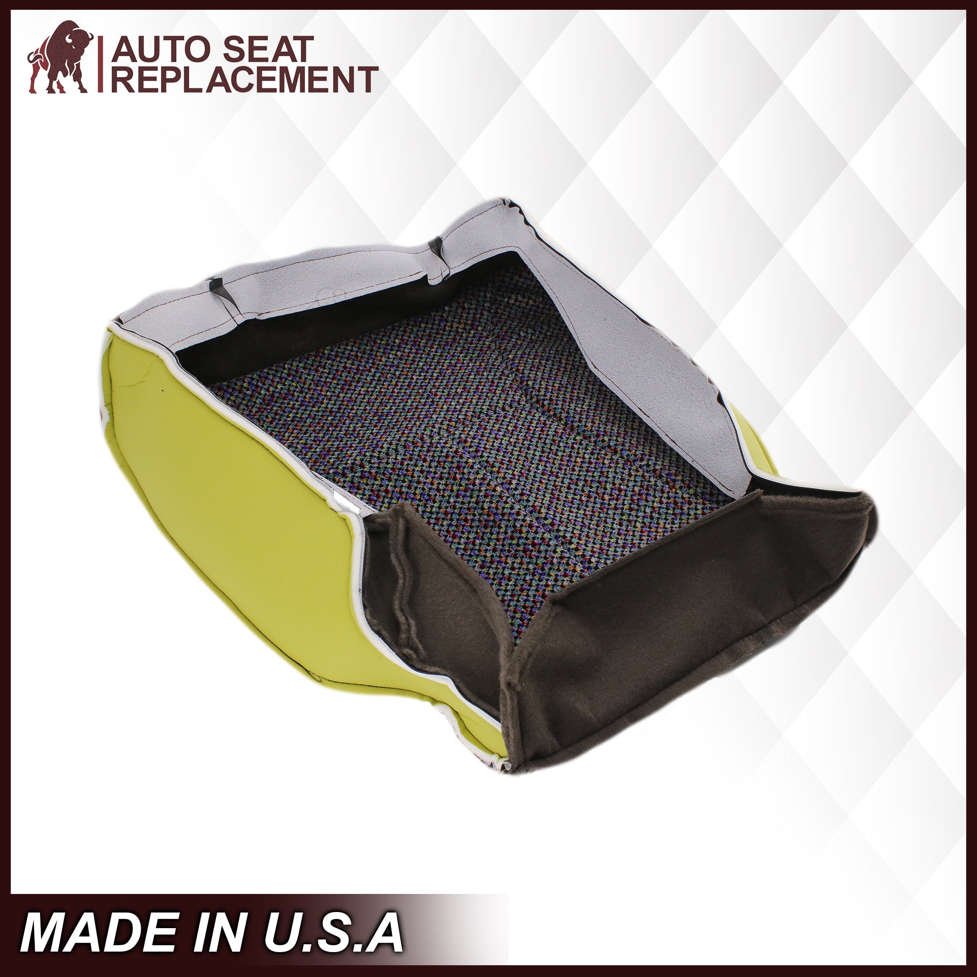 1998-2002 Dodge Ram 1500 2500 3500 SLT Laramie Custom Fit Cloth Seat Covers with Dark Gray Skirt - Perfect for Truck Protection & Interior Upgrade | Choose Your Style