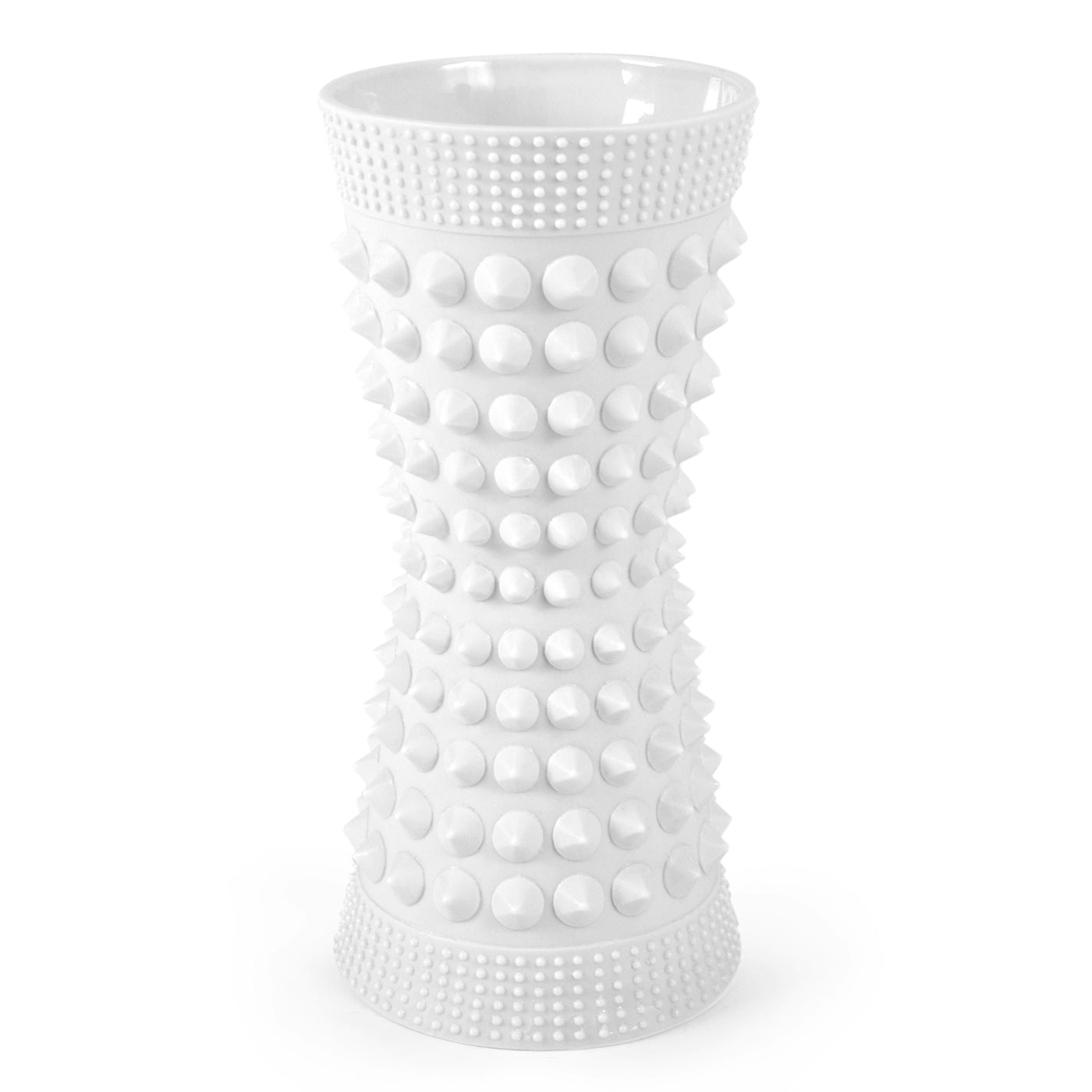 Charade Studded Taper Vase - Elegant Home Decor for Dining Table Centerpiece, Wedding Reception, and Modern Interior Design