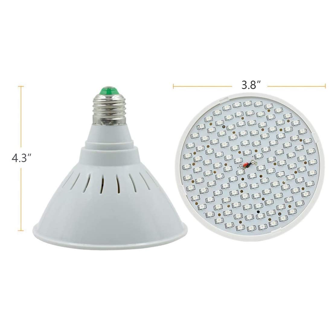 Superdream 15W Full Spectrum LED Grow Light Bulbs for Indoor Plants - Energy Efficient Plant Growing Lamp for Seedlings, Herbs, Succulents & Hydroponics - Perfect for Home Gardening, Greenhouse & Indoor Farming