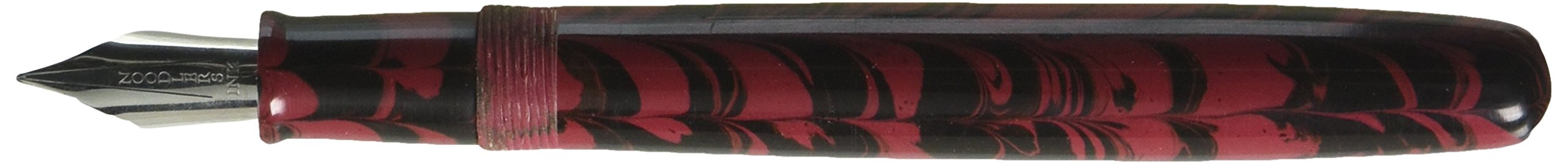 Noodler's Neponset Rebellion Red Fountain Pen with Music Nib - Premium Calligraphy & Art Writing Pen for Lettering, Sketching & Creative Projects