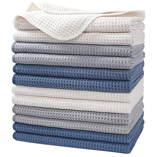 Dark Blue, Gray, Off White