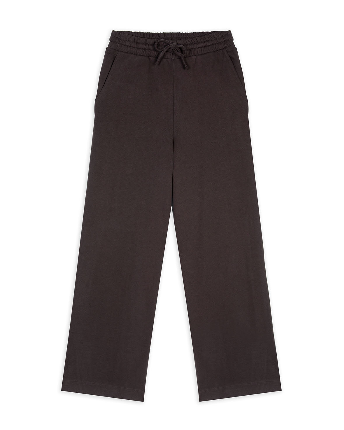 Organic Cotton Joggers for Women & Men - Soft Comfortable Lounge Pants in Brown - Perfect for Yoga, Running, Travel & Relaxing at Home