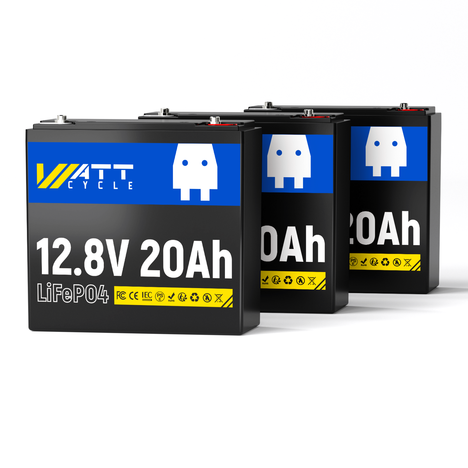12V 20Ah LiFePO4 Battery - High Performance Lithium Iron Phosphate Rechargeable Battery for Solar Power, RV, Marine, and Off-Grid Applications - Perfect for Camping, Emergency Backup, and Outdoor Adventures