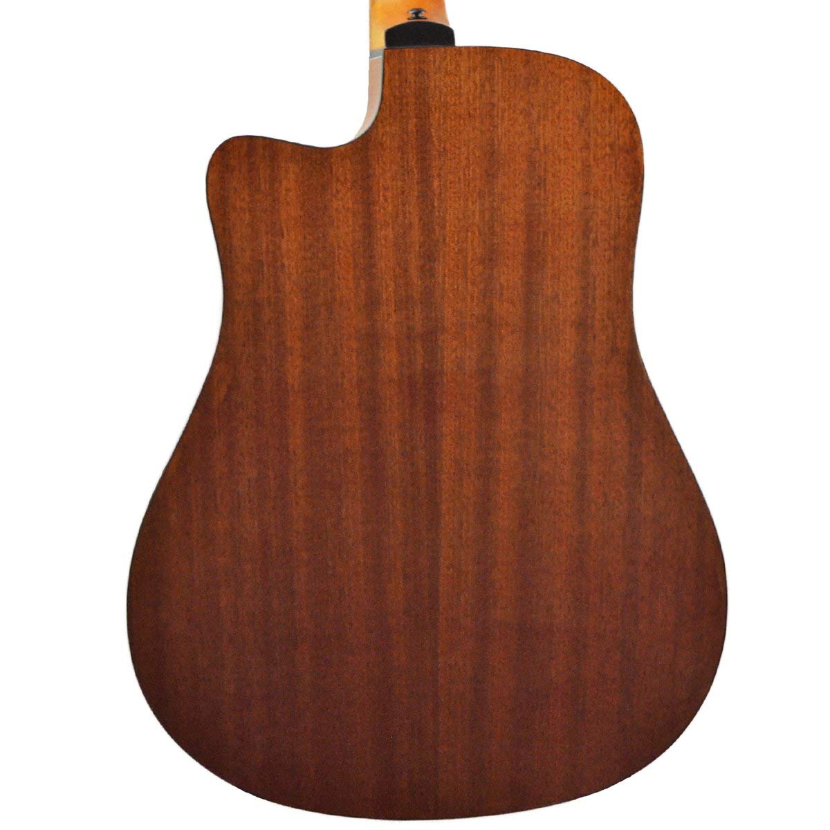 Antonio Giuliani DN-2 Dreadnought Acoustic Guitar Bundle - Clear Finish with Hard Case, Strap, Strings & Accessories | Perfect for Beginners, Camping & Live Performances