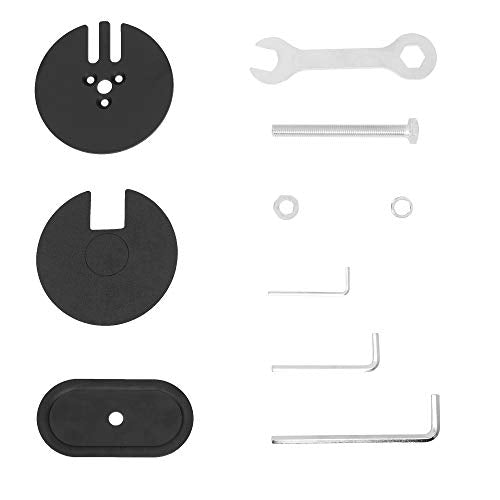 4-Piece Grommet Kit for Monitor Mounts - Heavy Duty Cable Management Solution for Office & Home Workstations