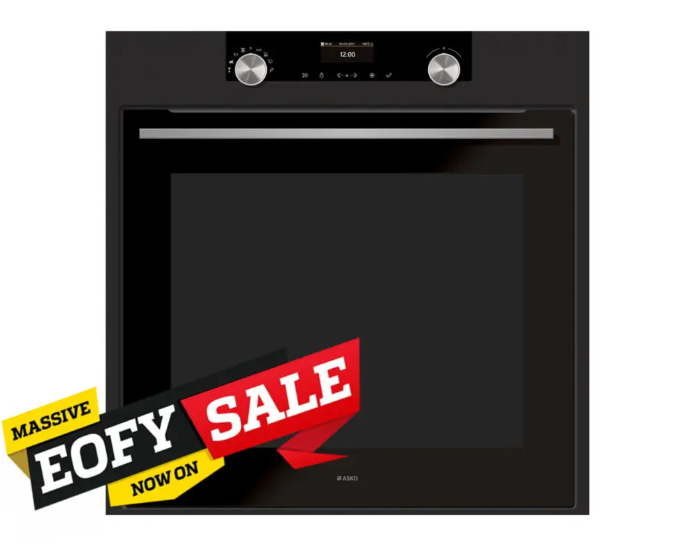ASKO OP8664A 60cm Built-in Pyrolytic Self-Cleaning Oven in Anthracite - Perfect for Modern Kitchens, Baking, and Roasting