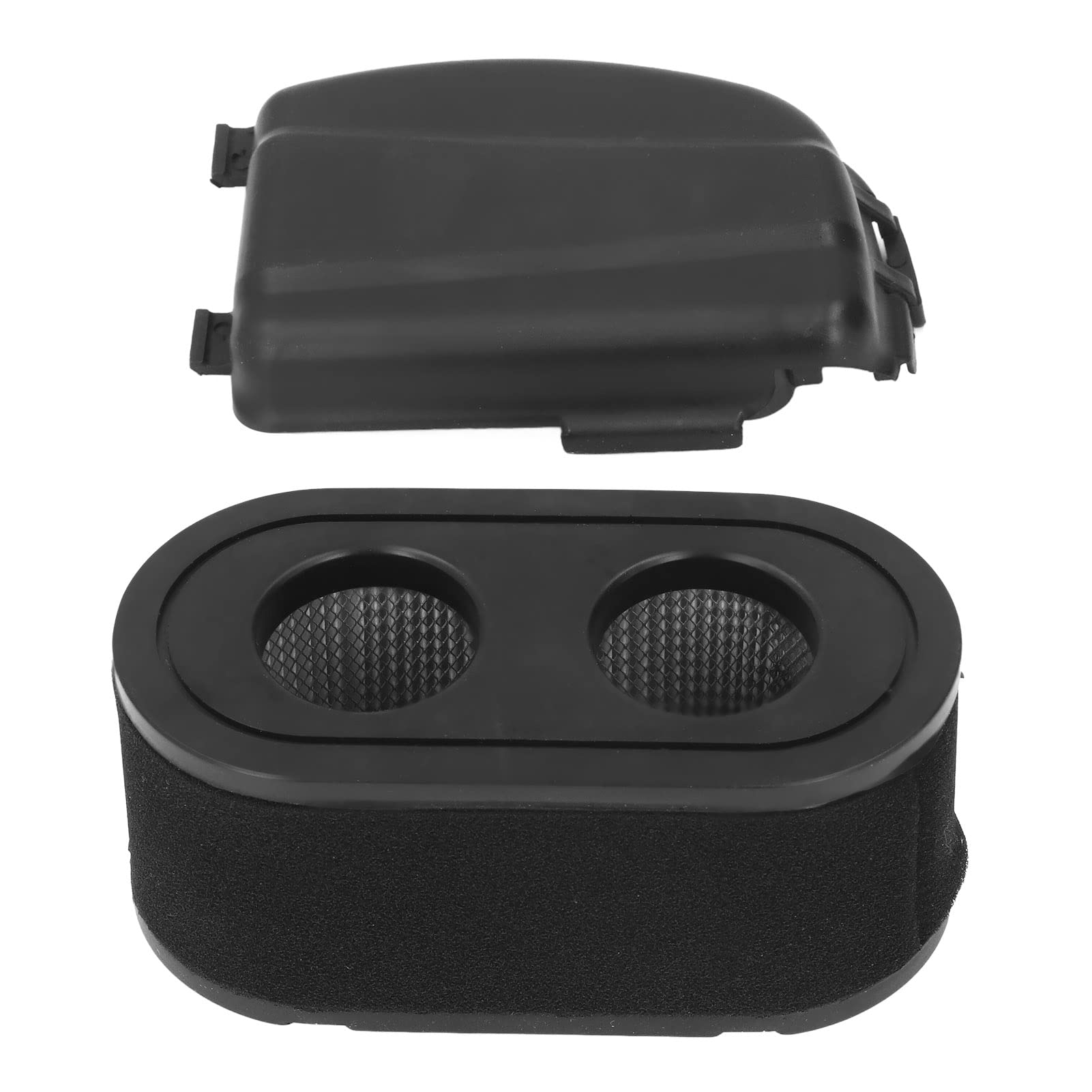 594106 Black Plastic Air Cleaner Cover for Lawn Mower & Brush Cutter - Durable Replacement Air Filter for Outdoor Power Equipment Maintenance